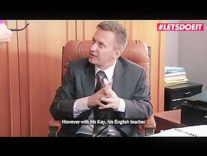 PornoAcademie - Ania Kinski Big Tits Polish MILF Teacher Hardcore Anal Threesome - LETSDOEIT