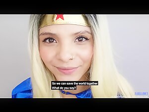 Strong JOI given by the wonder Woman! you&#039 ll have to Obey Part 1. (ES - SUB ENG)