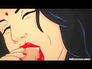 300px x 226px - Big Tits Indian Desi MILF 3D Cartoon Animation - Fully.Sex